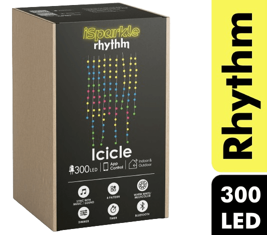 Icicle Lights (300 LED) Luces LED inteligentes Rhythm Edition