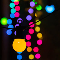 Girlanden-Partylichter (12 LED-Birnen) Intelligente RGB-LED