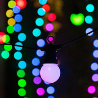 Girlanden-Partylichter (12 LED-Birnen) Intelligente RGB-LED